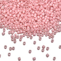 7.5g Miyuki Delica 11/0 Seed Beads, Opaque Glazed Rosewater (Pink) DB1906