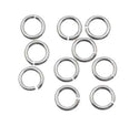 20pcs 925 Sterling Silver Open Jump Rings, 0.7mm/21 Gauge, Size Selections: 4mm/6mm/8mm/10mm