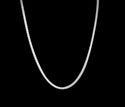 1pc 925 Sterling Silver Box Link Chain Necklace, Tarnish Resistant Rhodium Plated, 2mm, Thick Strong, 16 inch, SSX23-26