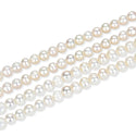 Adabele Natural Potato Round Pearl Beads, White Cultured Freshwater Pearls, 11- 12mm, 1 Strand/14 Inch, FP3-12