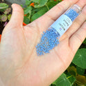 30g Miyuki Delica 11/0 Seed Beads, Opaque Matte Rainbow Mermaid Blue DB2318