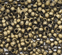 500pcs Small Tiny Round Crimp Beads, Antique Bronze Plated Brass, Size Selections: 1.5mm/2mm