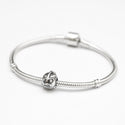 1pc Gold Plated Sterling Silver Happy Fish Charm Bead, Compatible with Pandora All Other Charm Bracelets, EC649