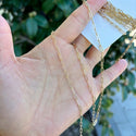 5 Feet 1/20 14K Gold Filled Unfinished Paperclip Cable Chain Link, 2mm Width, Non Tarnish, KG5-D1
