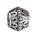 Solid 925 Sterling Silver Artistic Crown Bead Charm