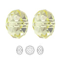 24pcs Adabele Austrian Faceted Rondelle Crystal Beads #5040, Jonquil (Yellow), Size Selections: 6x4mm, 8x6mm, 10x8mm