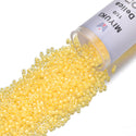 7.5g Miyuki Delica 11/0 Seed Beads, Translucent Luminous Sun Glow DB2032