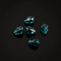 24pcs Adabele Austrian Faceted Teardrop Crystal Beads #5500, Emerald Green, 8mm x 6mm, Hole ID 1mm, SST-824