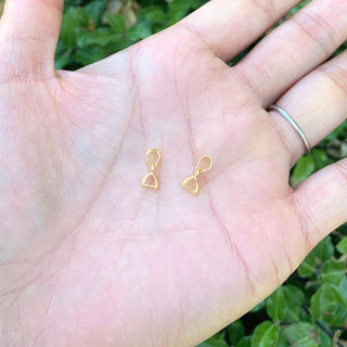 5pcs 925 Sterling Silver Pinch Bails, Pendant Clasp, Real 18K Yellow Gold Plated, Size Selections: 10.5/13/16/18/20mm