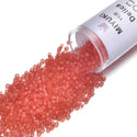 7.5g Miyuki Delica 11/0 Seed Beads, Matte Watermelon Light Topaz DB779