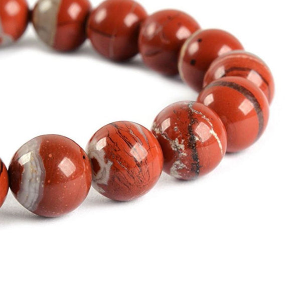 Natural Red River Jasper Gemstone Round Beads, 1 Strand/15 Inch, Size Selections: 4mm/6mm/8mm/10mm