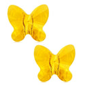 20pcs Creative Club Butterfly Crystal Glass Beads #5754, Center Drilled, November Topaz Yellow Birthstone, 10mm, Hole ID 1mm, CCBF-8
