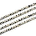 Natural Dalmatian Jasper Gemstone Cylinder Tube Beads, 13x4mm, Hole ID 1mm, 14.5 Inch/1 Strand, GH-H3