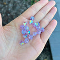 25pcs Adabele Austrian Faceted Round Crystal Beads #5000, Violet AB, Size Selections: 6mm/8mm