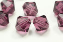 100pcs Adabele Austrian Faceted Bicone Crystal Beads #5301, Amethyst, Size Selections: 3mm/4mm/5mm/6mm