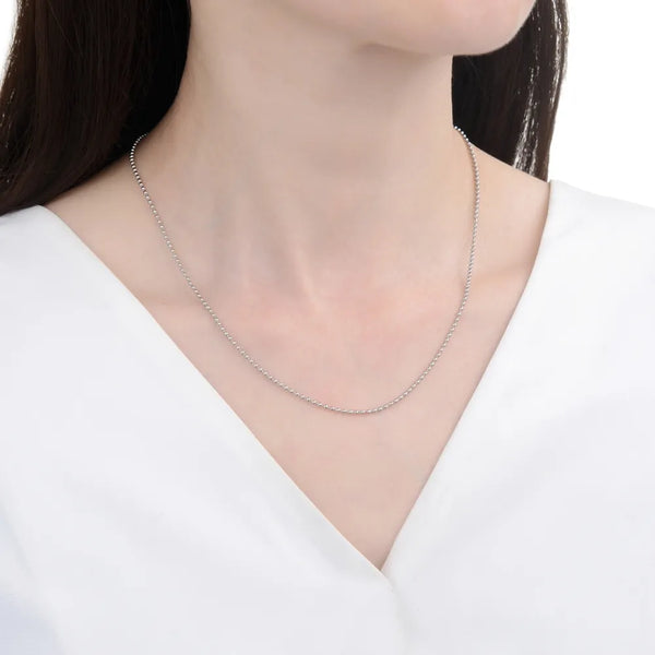 33ft 304 Stainless Steel Beaded Ball Chain – (1mm/2mm/3mm)