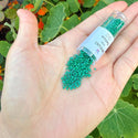 7.5g Miyuki Delica 11/0 Seed Beads, Opaque Jade Green DB656