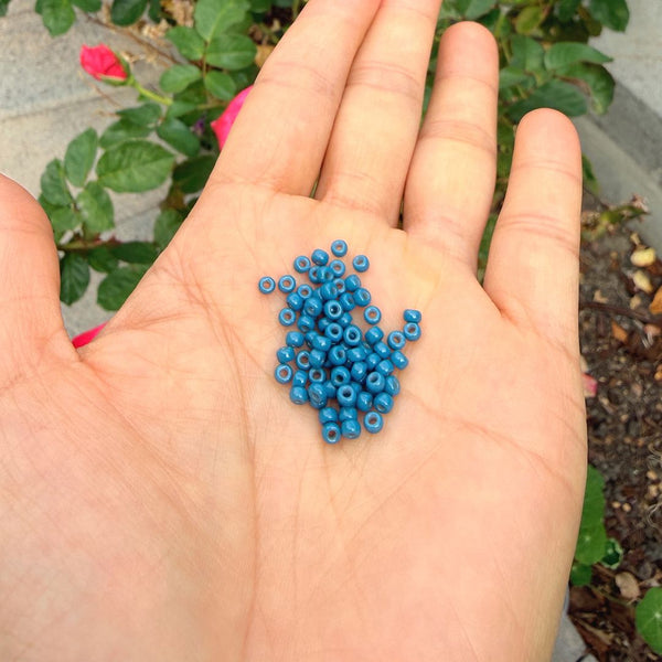 25g Miyuki Rocaille 8/0 Seed Beads Duracoat Opaque Dyed Juniper RR-4485