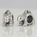 1pc Cute Solid 925 Sterling Silver Dinosaur Charm Bead, Compatible with Pandora All Other Charm Bracelets, EC2-O1