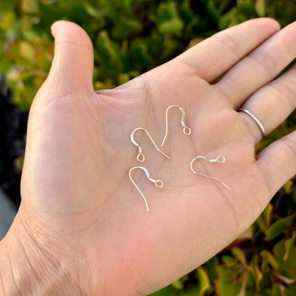 10pcs Real 1/20 14K Gold Filled Flat Fish Earring Hooks, 18.7mm, 0.6mm/22 Gauge, JK1-L6