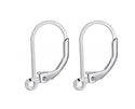 50pcs 316 Surgical Stainless Steel Ear Wires 15mm Leverback Earring Hooks