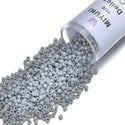 7.5g Miyuki Delica 11/0 Seed Beads, Opaque Ghost Grey DB1139