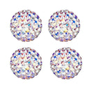 25pcs Adabele Grade AA+ Suncatcher Crystal Rhinestone Pave Polymer Clay Beads, Clear White AB, Size Selections: 8mm/10mm/12mm
