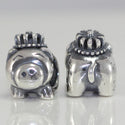 1pc Real Solid Sterling Silver Pig Charm Lucky Chinese Zodiac Bead, Compatible with Pandora All Other Charm Bracelets, EC265