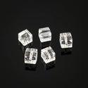 24pcs Adabele Austrian Faceted Cube Crystal Beads #5601, Crystal Clear, Size Selections: 4mm/6mm/8mm