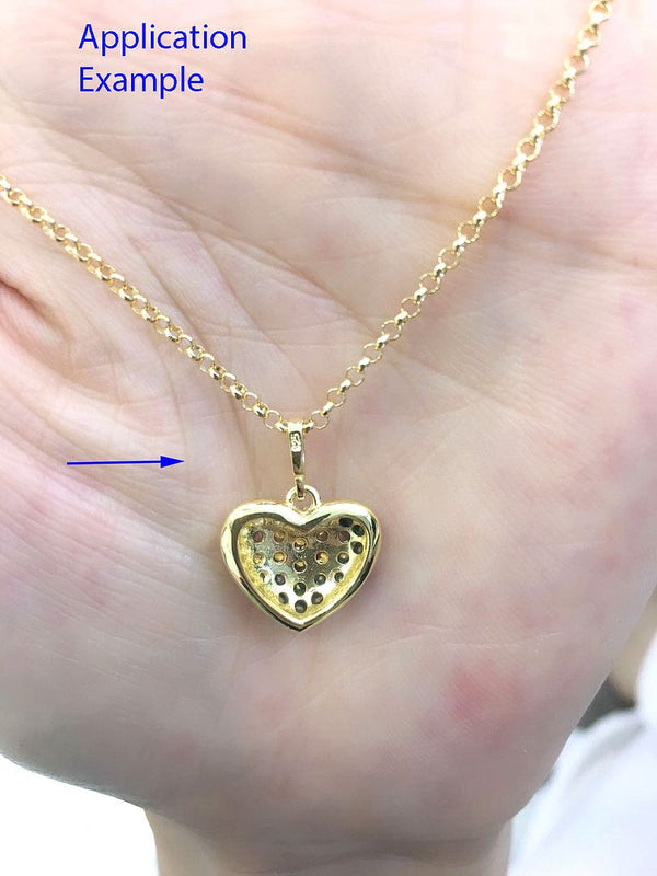 10pcs 925 Sterling Silver Split Hidden Loop Bails, Real 18K Yellow Gold Plated, Pendant Connectors, 7.6x3.8mm, Small Tiny, SS231-2