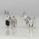 1pc Solid 925 Sterling Silver Sacred Deer Charm Bead, Compatible with Pandora All Other Charm Bracelets, EC2-V1
