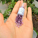 10g Miyuki Half Tila Seed Beads 5x2.3mm, Gold Luster Light Amethyst (HTL-316)