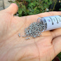 7.5g Miyuki Delica 11/0 Seed Beads, Opaque Palladium-Plated DB38