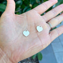 2pcs Real 1/20 14K Gold Filled Small Heart Charm Drops, 12mm/0.47 Inch, Hole ID 1.5mm, JK13-8