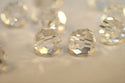 50pcs Adabele Austrian Faceted Round Crystal Beads #5000, Crystal Clear, Size Selections: 4mm/6mm/8mm/10mm
