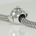 1pc Solid 925 Sterling Silver Cute Teapot Bead Charm, Compatible with Pandora All Other Charm Bracelet, EC11