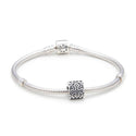 1pc Real 925 Sterling Silver Cross Sign Religious Bead Charm, Compatible with Pandora All Other Charm Bracelet, EC7-B5