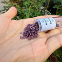 30g Miyuki Delica 11/0 Seed Beads Translucent Gold Luster Violet Gold DB117