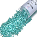 7.5g Miyuki Delica 11/0 Seed Bead Translucent Silver-Lined Aqua Green DB627