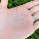 50pcs 925 Sterling Silver Open Jump Rings, 0.6mm/22 Gauge, Size Selections: 4mm/6mm