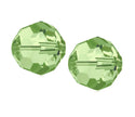 50pcs Adabele Austrian Faceted Round Crystal Beads #5000, Peridot Green, Size Selections: 4mm/6mm/8mm/10mm