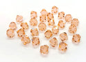 50pcs Adabele Austrian Faceted Bicone Crystal Beads #5301, Light Peach (Pink), Size Selections: 6mm/8mm/10mm