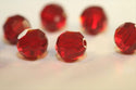 50pcs Adabele Austrian Faceted Round Crystal Beads #5000, Siam Red, Size Selections: 4mm/6mm/8mm/10mm