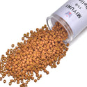 7.5g Miyuki Delica 11/0 Seed Beads, Opaque Pumpkin DB653