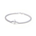 1pc 925 Sterling Silver Rubber Charm Holder Bead Stopper, Compatible with Pandora All Other 3mm Charm Bracelet, EC27-C1