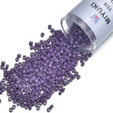 7.5g Miyuki Delica 11/0 Seed Beads, Duracoat Opaque Anemone Purple DB2140