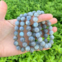 1 Strand Stretch Natural Grade A Labradorite Beaded Gemstone Bracelet, 10mm Bead, Length Selections: 7 inch/7.5 inch/8 inch/8.5 inch