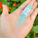 7.5g Miyuki Delica 11/0 Seed Beads, Duracoat Opaque Pale Turquoise DB2356