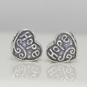 1pc Real 925 Sterling Silver Heart Shaped Hope Religious Bead Charm, Compatible with Pandora All Other Charm Bracelet, EC4-B13