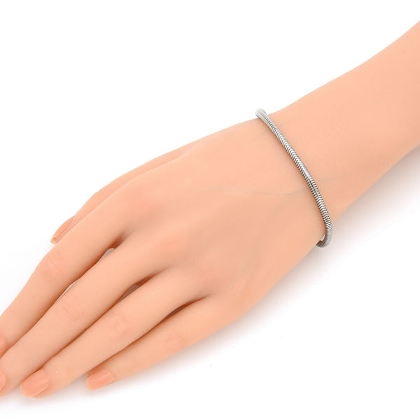 5pcs 304 Stainless Steel 3mm Snake Chain Bracelets, Tarnish Resistant, Size Selections: 6.5 Inch/7 Inch/7.5 Inch/8 Inch/8.5 Inch